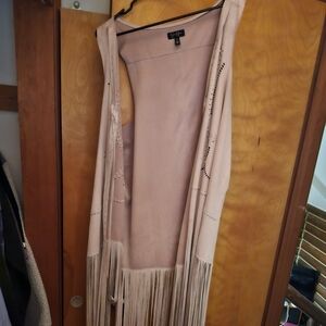 COW HYDE FRINGE VEST